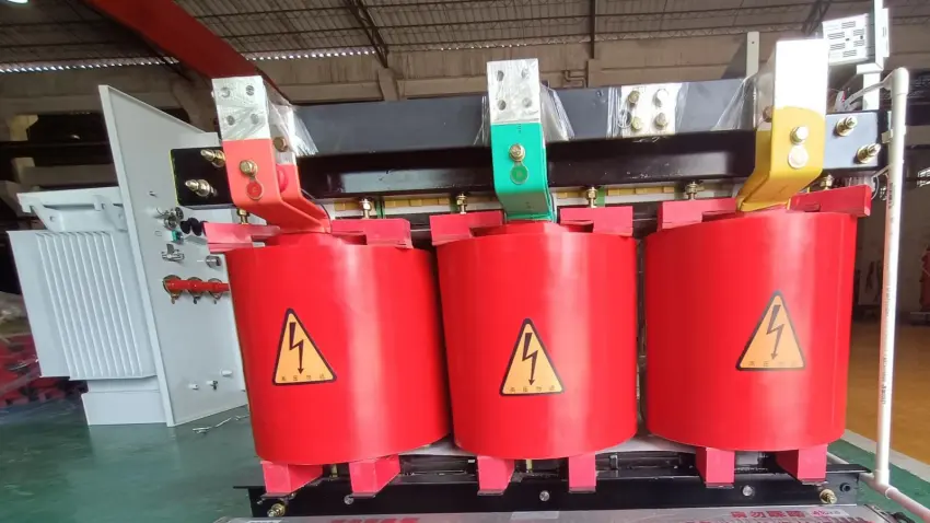Dry-type transformer manufacturing and quality inspection