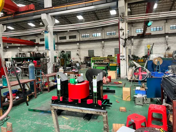 Dry type transformer manufacturing